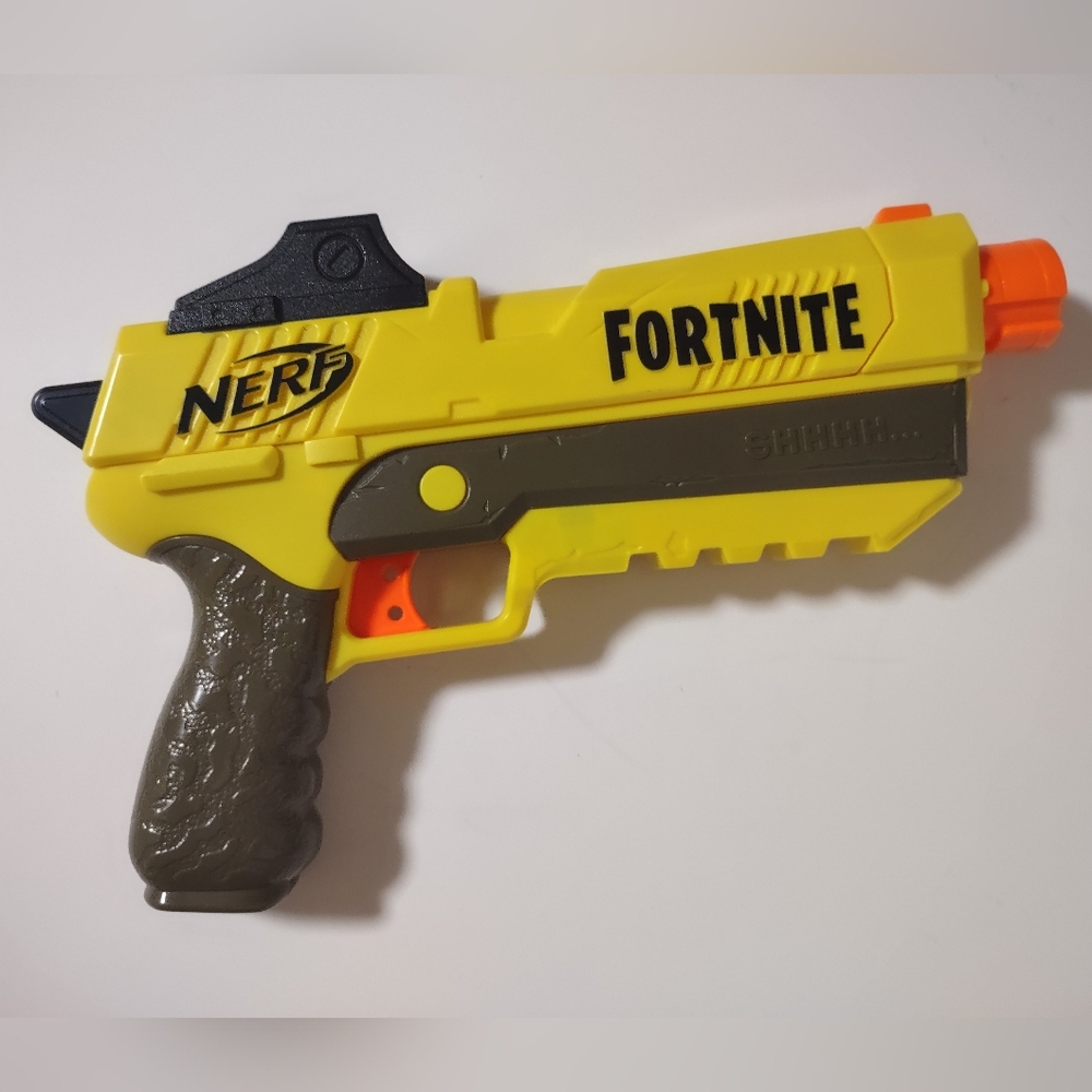 Nerf Fortnite Blaster Shhh Pistol SP-L Elite Dart Gun Tested & Working